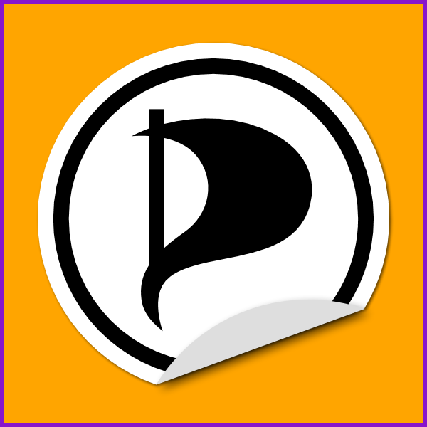 Parti Pirate Logo (FR) 16-2