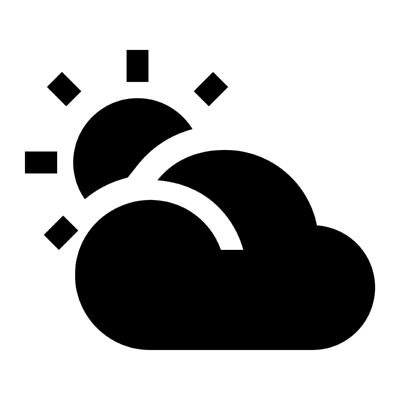 partly sunny ,Logo , icon , SVG partly sunny