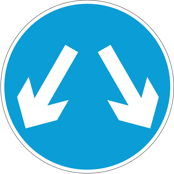 Pass either side Logo