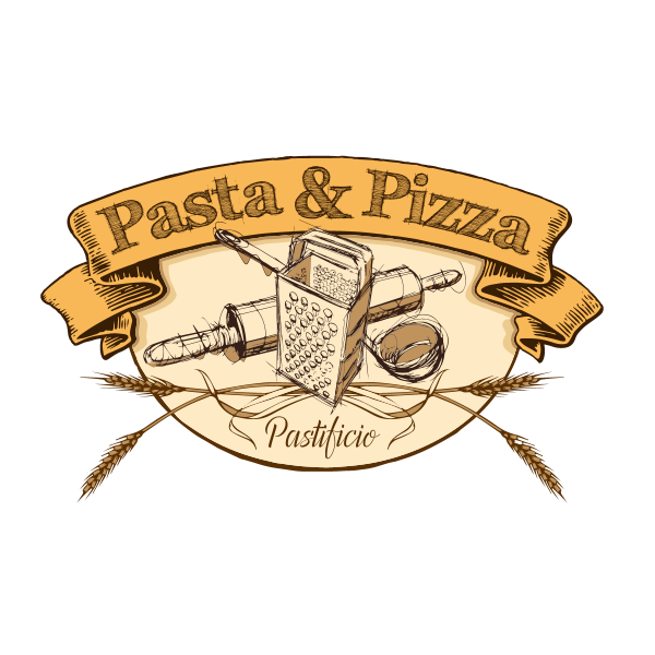 Pasta & Pizza Logo ,Logo , icon , SVG Pasta & Pizza Logo