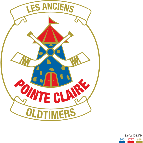PCOT  Pointe-Claire OldTimers Hockey Logo