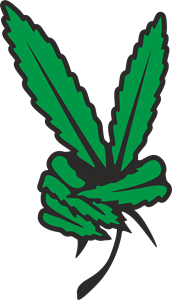 peace marijuana Logo ,Logo , icon , SVG peace marijuana Logo