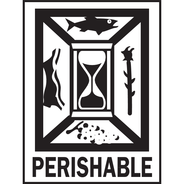 PERISHABLE PACKAGING SYMBOL Logo