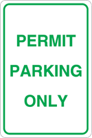 Permit parking only Logo ,Logo , icon , SVG Permit parking only Logo