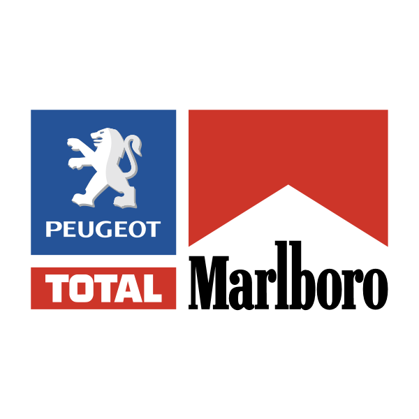 Peugeot Total Marlboro Team ,Logo , icon , SVG Peugeot Total Marlboro Team