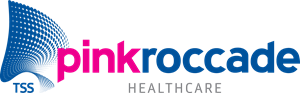 Pink Roccade Healthcare Logo