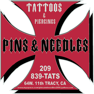 Pins & Needles Tattoo Logo ,Logo , icon , SVG Pins & Needles Tattoo Logo