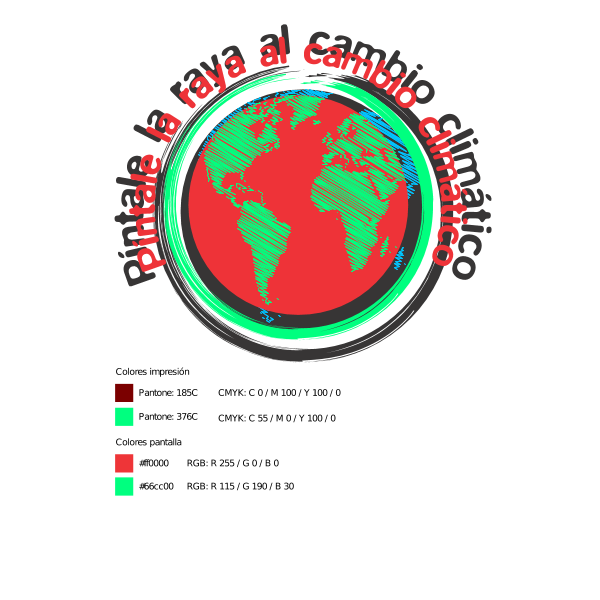 Pintale la Raya al Cambio Climatico Logo ,Logo , icon , SVG Pintale la Raya al Cambio Climatico Logo