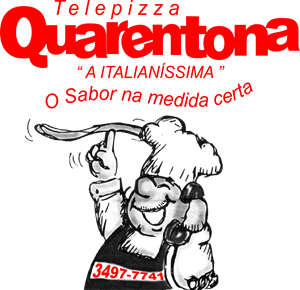 Pizzaria Quarentona Logo ,Logo , icon , SVG Pizzaria Quarentona Logo