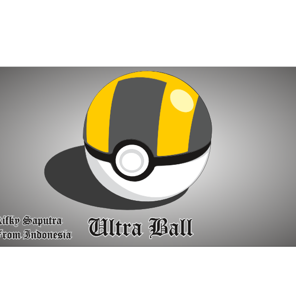 Poke Ball ( Ultra ) 3D Logo ,Logo , icon , SVG Poke Ball ( Ultra ) 3D Logo