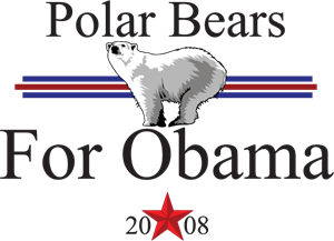 polar bears for obama Logo