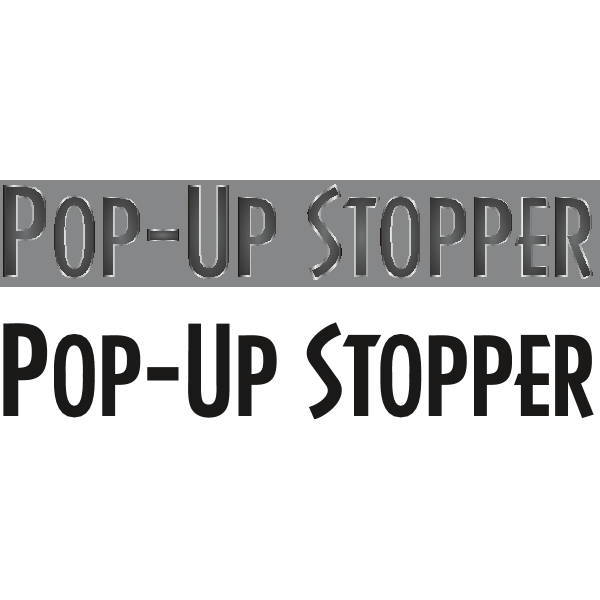 PopUp Stopper Logo ,Logo , icon , SVG PopUp Stopper Logo