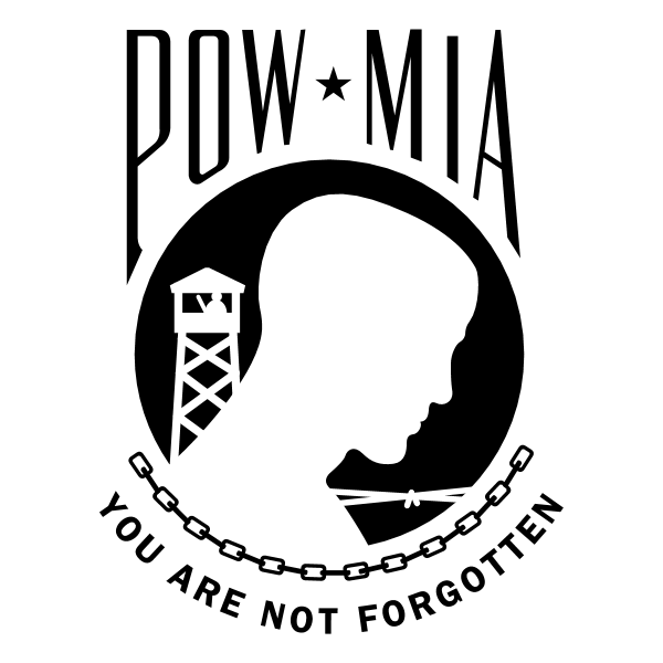 POW MIA ,Logo , icon , SVG POW MIA