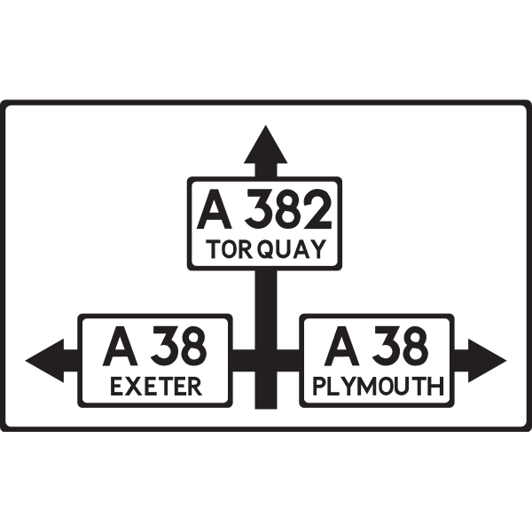 Pre-Worboys – Approach Direction Sign (Diagram 78) – 1944