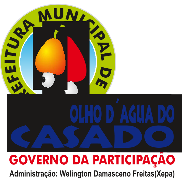 PREFEITURA OLHO d’AGUA DO CASADO Logo ,Logo , icon , SVG PREFEITURA OLHO d’AGUA DO CASADO Logo