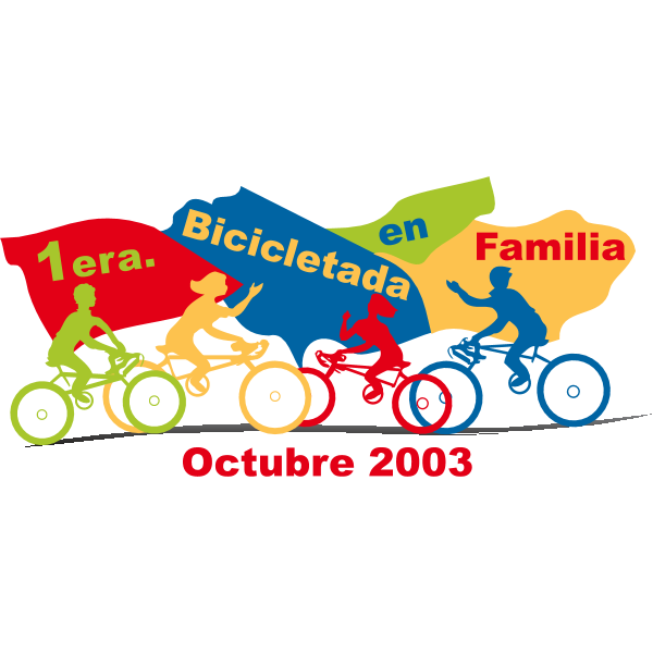 Primera Bicicletada en Familia Logo