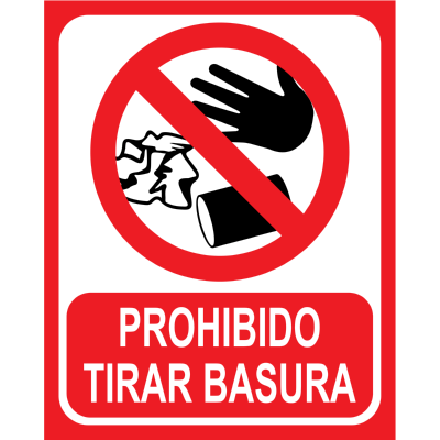 Prohibido Tirar Basura Logo ,Logo , icon , SVG Prohibido Tirar Basura Logo