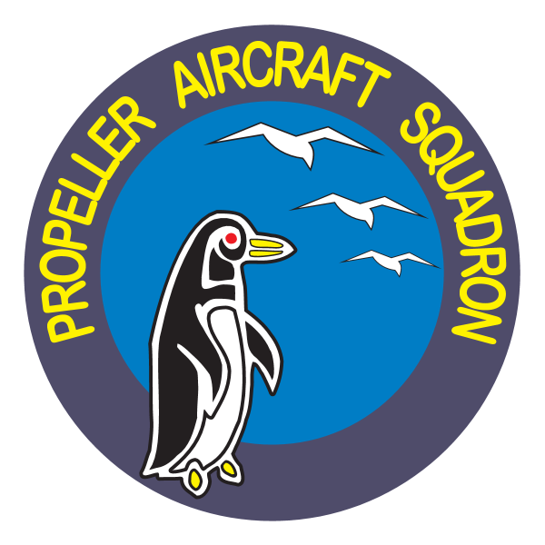 Propeller Aircraft Squadron Logo