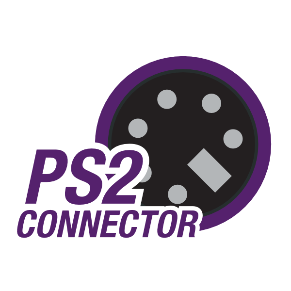 PS2 Connector Logo ,Logo , icon , SVG PS2 Connector Logo