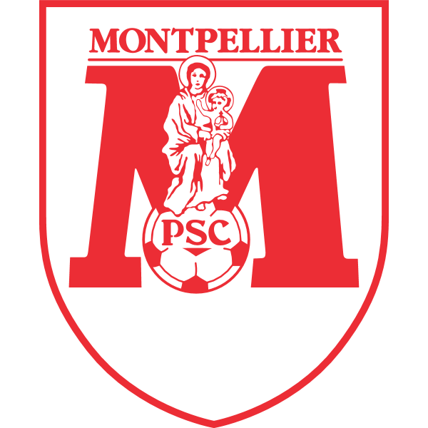 PSC Montpellier 80’s Logo ,Logo , icon , SVG PSC Montpellier 80’s Logo