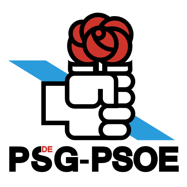 PSdeG PSOE ,Logo , icon , SVG PSdeG PSOE