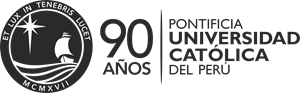 pucp 90 años Logo