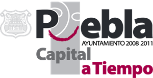 Puebla Capital a Tiempo 2008-2001 Logo