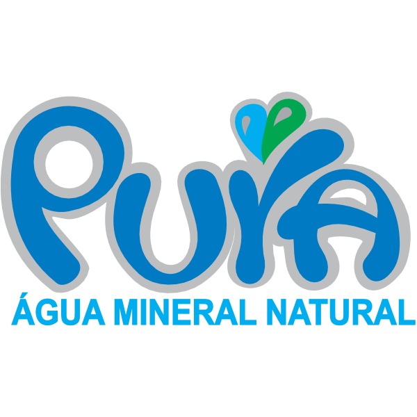 Pura água mineral Logo ,Logo , icon , SVG Pura água mineral Logo