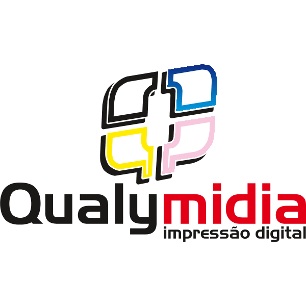 Qualymidia impressão digital Logo ,Logo , icon , SVG Qualymidia impressão digital Logo