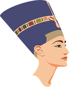 queen Nefertiti Logo ,Logo , icon , SVG queen Nefertiti Logo