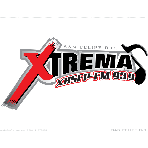 radio XTREMA 93.9FM Logo ,Logo , icon , SVG radio XTREMA 93.9FM Logo