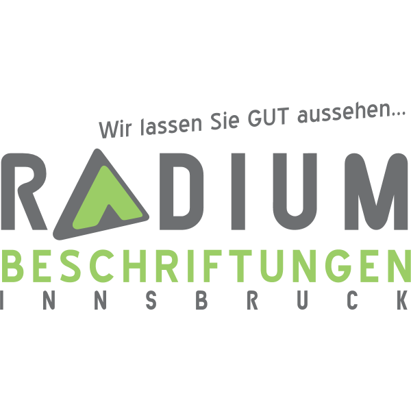 Radium Beschriftungen Logo