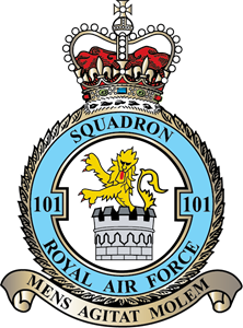 RAF 101 Squadron WWII Logo ,Logo , icon , SVG RAF 101 Squadron WWII Logo