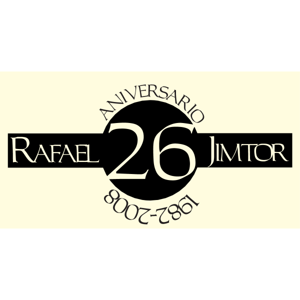 Rafael Jimtor 26 Aniversary Logo ,Logo , icon , SVG Rafael Jimtor 26 Aniversary Logo