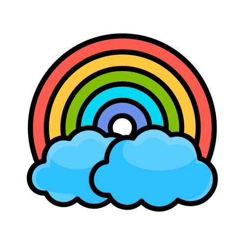 Rainbow_2998142 ,Logo , icon , SVG Rainbow_2998142
