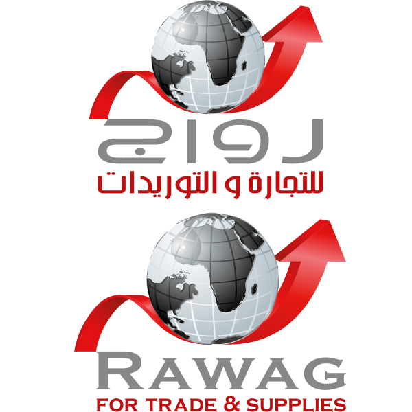شعار رواج للتجارة والتوريدات ,Logo , icon , SVG شعار رواج للتجارة والتوريدات