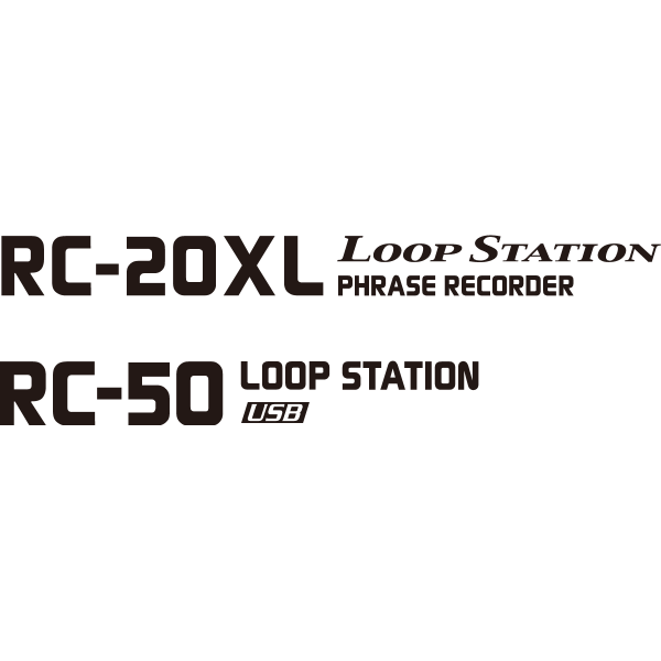 RC-20XL RC-50 Loop Station Logo ,Logo , icon , SVG RC-20XL RC-50 Loop Station Logo