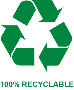 Recyclable 100% Logo