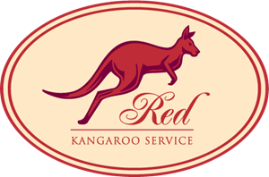 Red Kangaroo Service Logo ,Logo , icon , SVG Red Kangaroo Service Logo