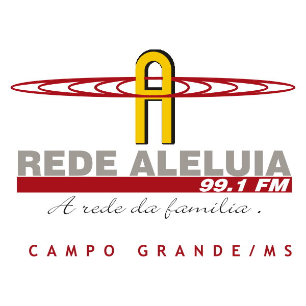 Rede Aleluia Campo Grande ms Logo ,Logo , icon , SVG Rede Aleluia Campo Grande ms Logo