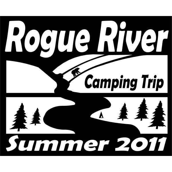 Rogue River Camping Trip Logo