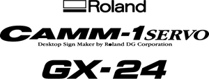 Roland CAMM-1 Servo GX-24 Logo ,Logo , icon , SVG Roland CAMM-1 Servo GX-24 Logo