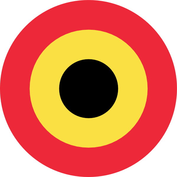 Roundel Of Belgium ,Logo , icon , SVG Roundel Of Belgium