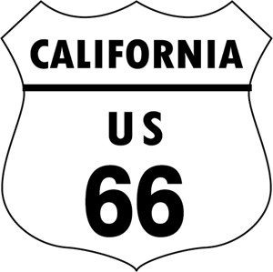 ROUTE 66 ROAD SIGN Logo