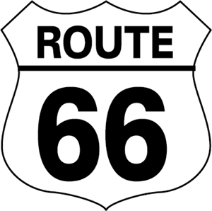 ROUTE 66 SIGN Logo ,Logo , icon , SVG ROUTE 66 SIGN Logo