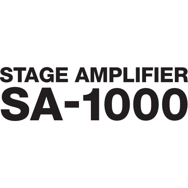 SA-1000 Stage Amplifier Logo ,Logo , icon , SVG SA-1000 Stage Amplifier Logo