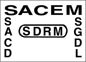 SACEM – SDRM – SACD – SGDL Logo