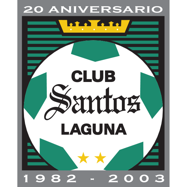 Santos Laguna 20 aniversario Logo ,Logo , icon , SVG Santos Laguna 20 aniversario Logo