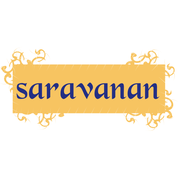 Saravanan Logo