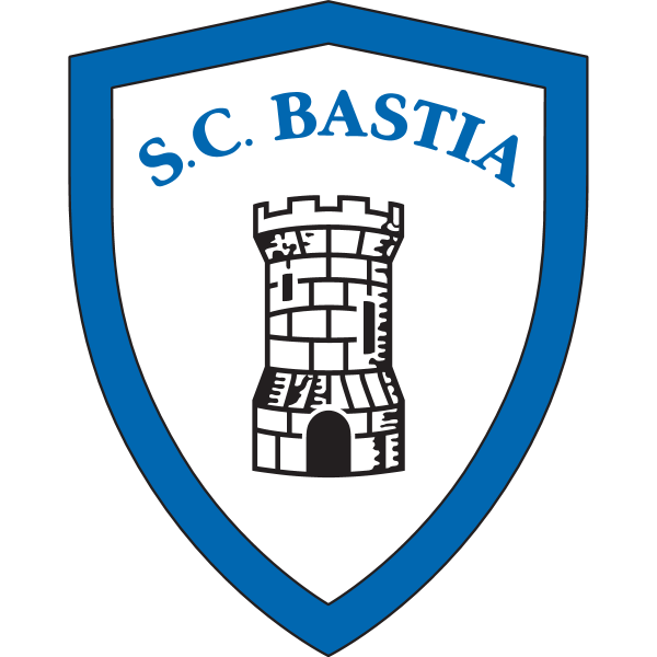 SC Bastia 80’s Logo